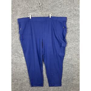 Sport Savvy Regular French Terry Tapered Pant w/ Cargo Pocket Blue Depths 5X